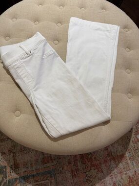 Bright White Flared Jeans by Spanx